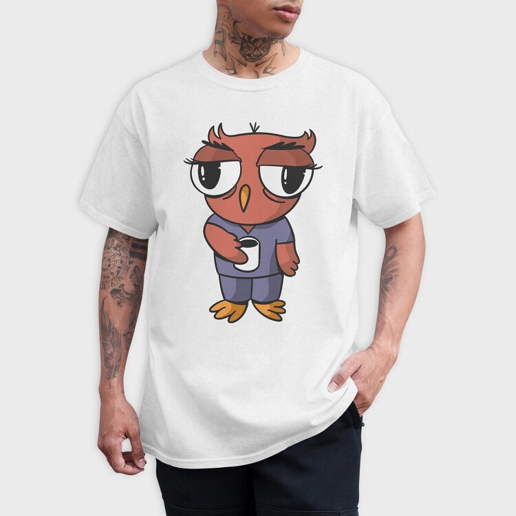 Owl Nurse, Tricou Barbati (Unisex)