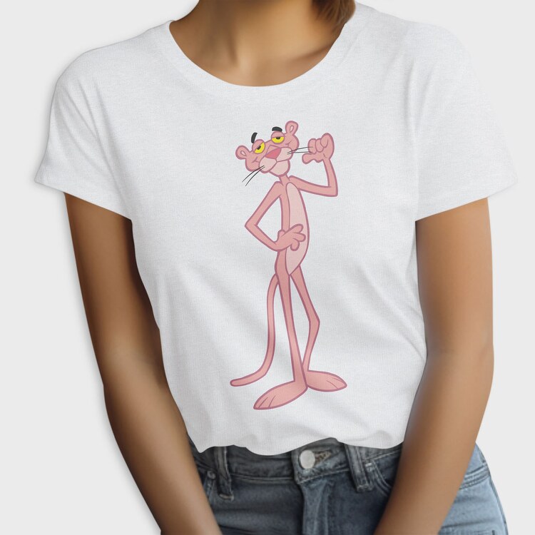Cartoon Retro Pink Panter 1, Tricou Femei