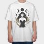 Lunar Goddess, Tricou Oversize Barbati (Unisex)