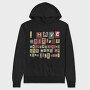 Magazine Cut Out Letters Personalities, Hanorac Oversize Barbati (Unisex)