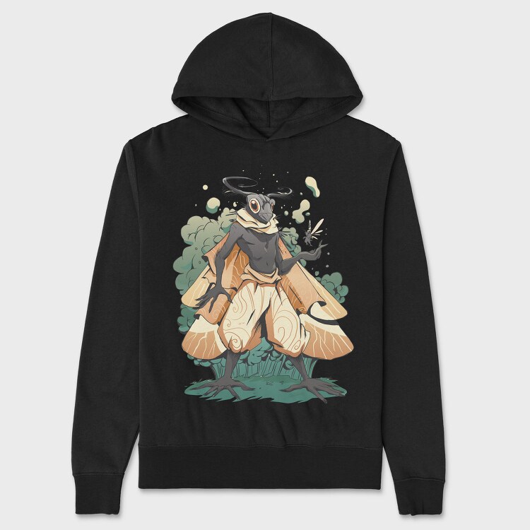 Magical Bug Creature Cottagecore Man, Hanorac Oversize Barbati (Unisex)