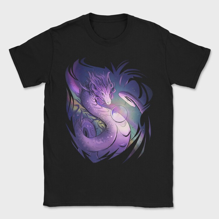 Magical Dragon Creature Rainbow, Tricou Barbati (Unisex)