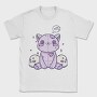 Pastel Goth Stuffed Cat, Tricou Barbati (Unisex)