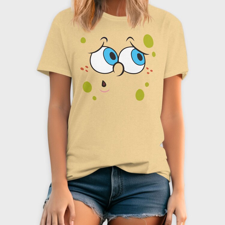 SpongeBob face 12, Tricou Barbati (Unisex)
