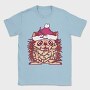 Hedgehog In Christmas Lights, Tricou Barbati (Unisex)