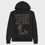 Hiking With Dog My, Hanorac Oversize Barbati (Unisex)