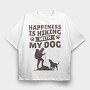 Hiking With Dog My, Tricou Oversize Barbati (Unisex)