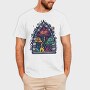 Trippy Shrooms, Tricou Barbati (Unisex)