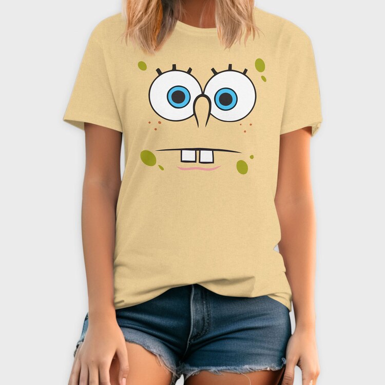 SpongeBob face 13, Tricou Barbati (Unisex)