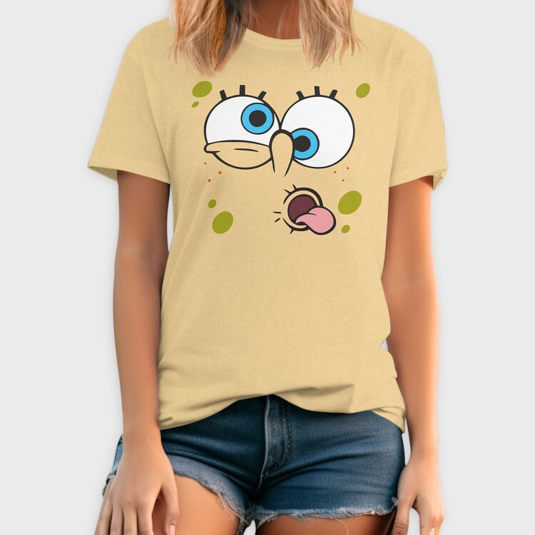 SpongeBob face 14, Tricou Barbati (Unisex)