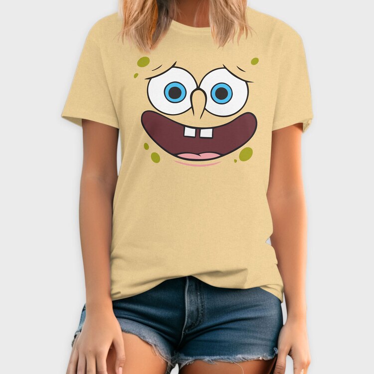 SpongeBob face 15, Tricou Barbati (Unisex)