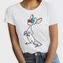 Cartoon Retro Pinky and Cerebro 5, Tricou Femei