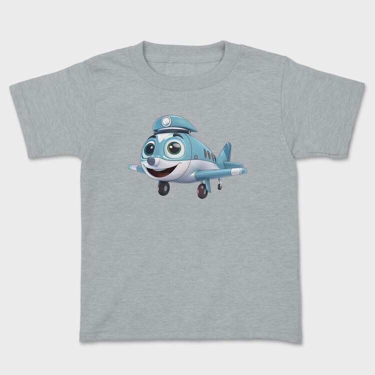 Airplane Face Clipart, Tricou Copii
