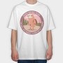 Hiking Sloth, Tricou Oversize Barbati (Unisex)
