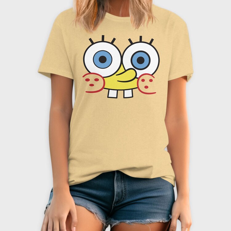 SpongeBob face 17, Tricou Barbati (Unisex)