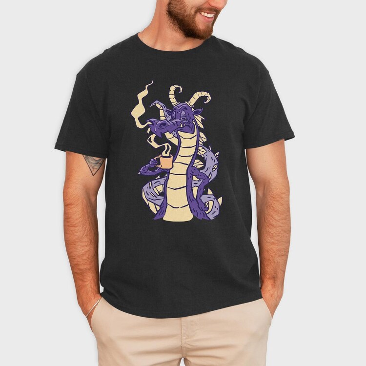 Dragon Coffe, Tricou Barbati (Unisex)