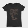 Hiking With Dog My, Tricou Femei