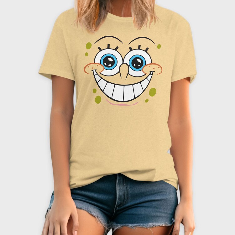 SpongeBob face 18, Tricou Barbati (Unisex)