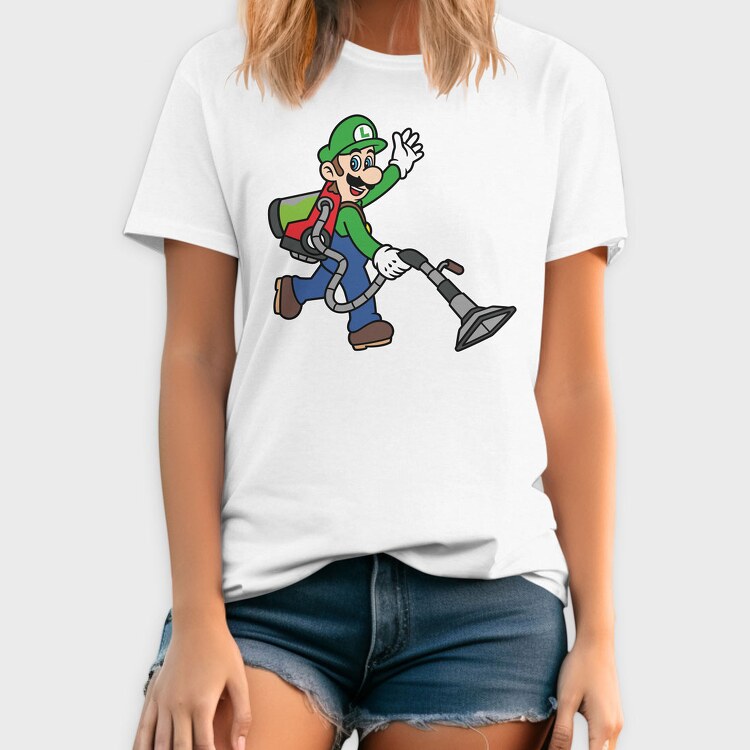 Luigi Poltergust, Tricou Barbati (Unisex)
