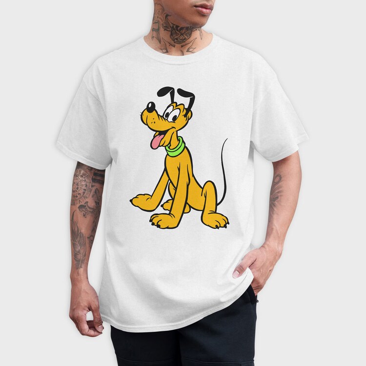 Cartoon Retro Pluto 5, Tricou Barbati (Unisex)