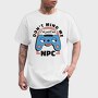 Gamer Retro Cartoon Npc, Tricou Barbati (Unisex)