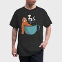 Sloth Coffee Hot Tub, Tricou Barbati (Unisex)