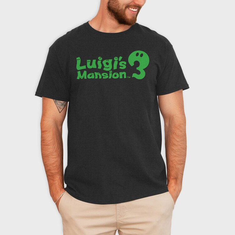 Luigis Mansion, Tricou Barbati (Unisex)
