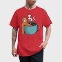 Sloth Coffee Hot Tub, Tricou Barbati (Unisex)