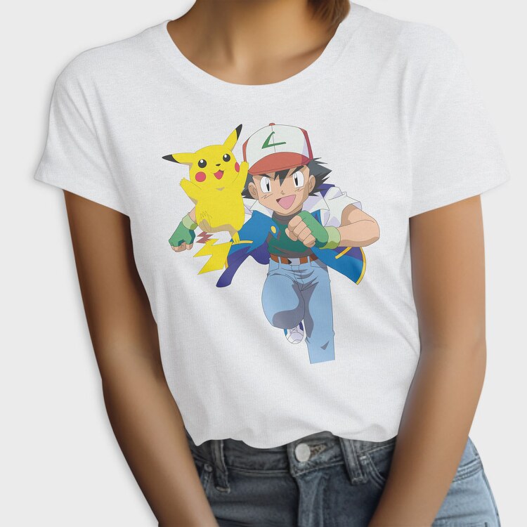 Cartoon Retro Pokemon 2, Tricou Femei