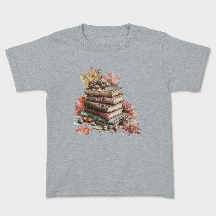 Autumn Books Stack, Tricou Copii