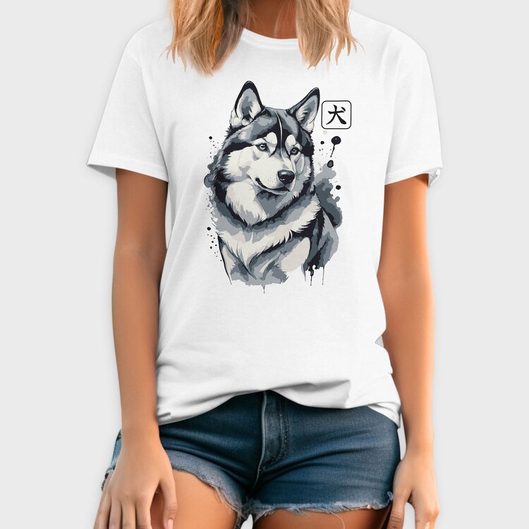 Husky Poster, Tricou Barbati (Unisex)