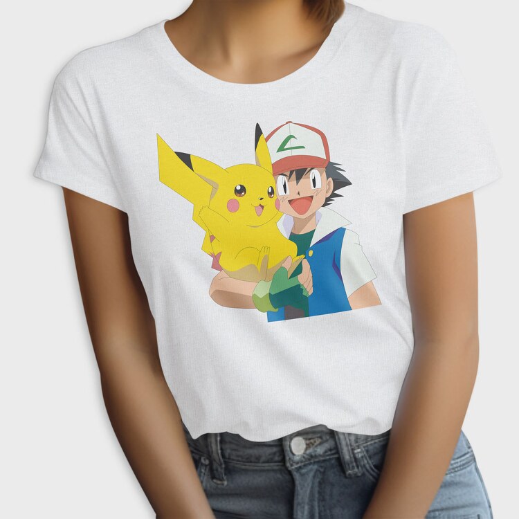 Cartoon Retro Pokemon 3, Tricou Femei