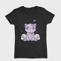 Pastel Goth Stuffed Cat, Tricou Femei