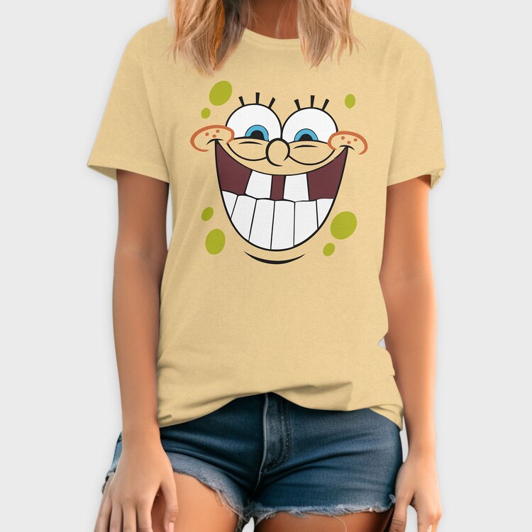 SpongeBob face 9, Tricou Barbati (Unisex)