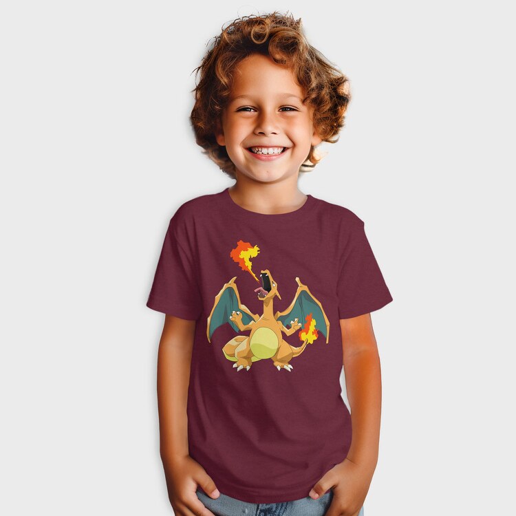 Cartoon Retro Pokemon 6, Tricou Copii