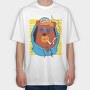 Hip Hop Bear, Tricou Oversize Barbati (Unisex)