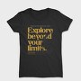 Hiking Exploration Quote, Tricou Femei