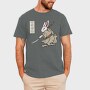 Rabbit Samurai, Tricou Barbati (Unisex)
