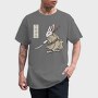 Rabbit Samurai, Tricou Barbati (Unisex)