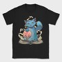 Magical Cat With Book Whimsical, Tricou Barbati (Unisex)