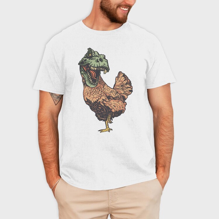 Chicken Rex, Tricou Barbati (Unisex)
