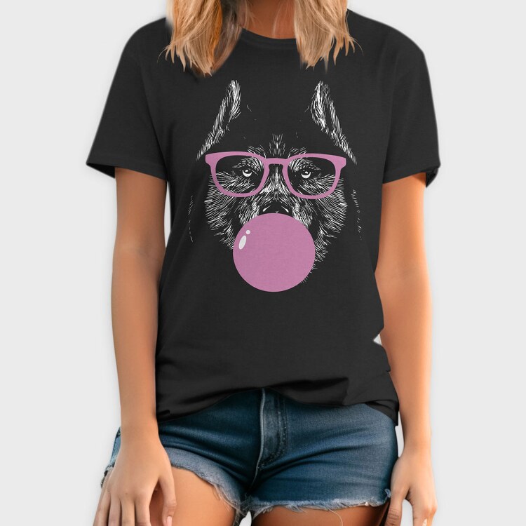 Husky Sungalsses Bubblegum Monochrome, Tricou Barbati (Unisex)