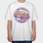 Hippie Car, Tricou Oversize Barbati (Unisex)