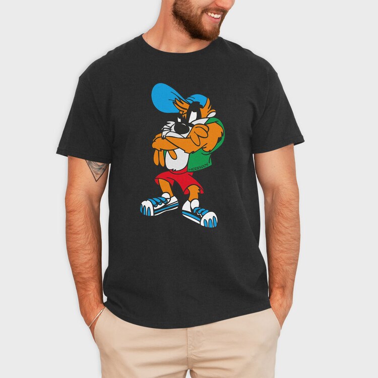 Cartoon Retro Tazmania 1, Tricou Barbati (Unisex)