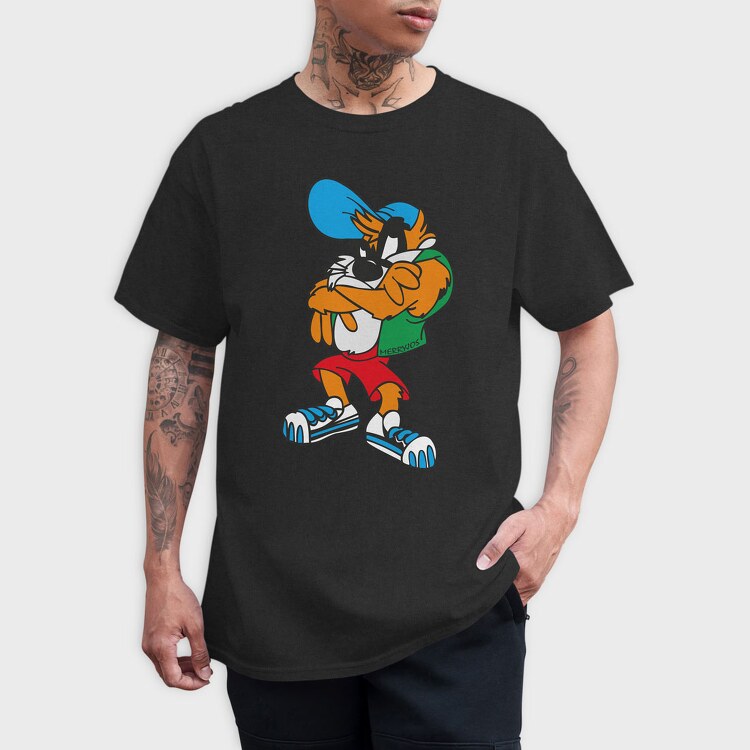 Cartoon Retro Tazmania 1, Tricou Barbati (Unisex)