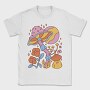 Hippie Mushroom Planet Flower, Tricou Barbati (Unisex)