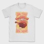 Hippie Mushroom Playing Guitar Stay Trippy, Tricou Barbati (Unisex)