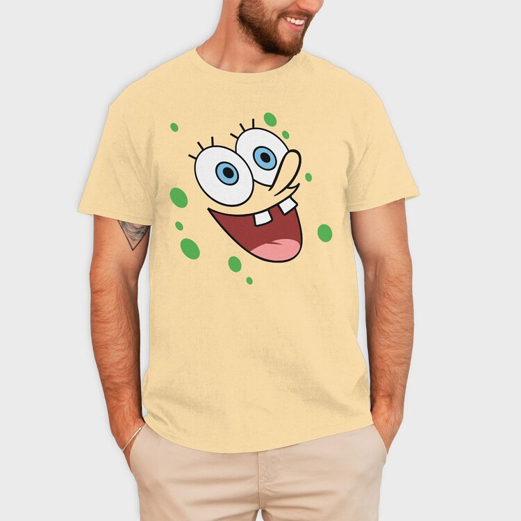 SpongeBob Faces 17, Tricou Barbati (Unisex)