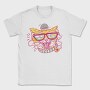 Hipster Gamer Cat, Tricou Barbati (Unisex)