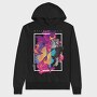 Holographic Butterfly Flying, Hanorac Oversize Barbati (Unisex)